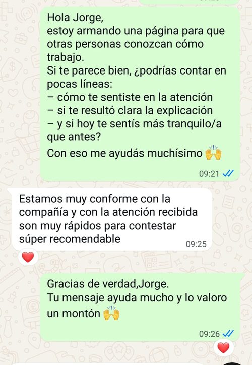 Testimonio de Jorge